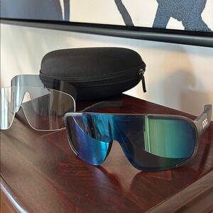 POC Blue and Black Men's Sunglasses
